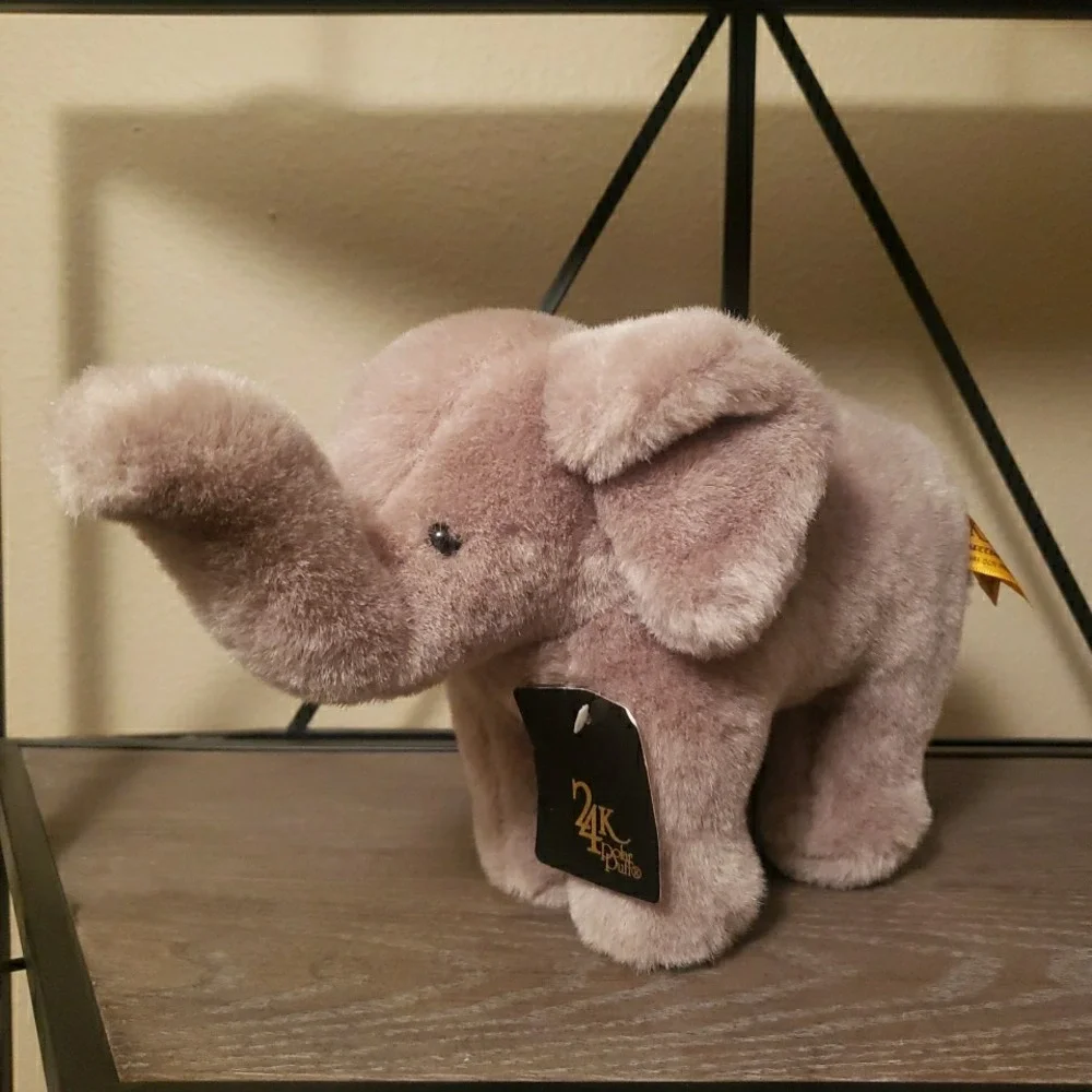 24K Polar Puff Pink Elephant 12
